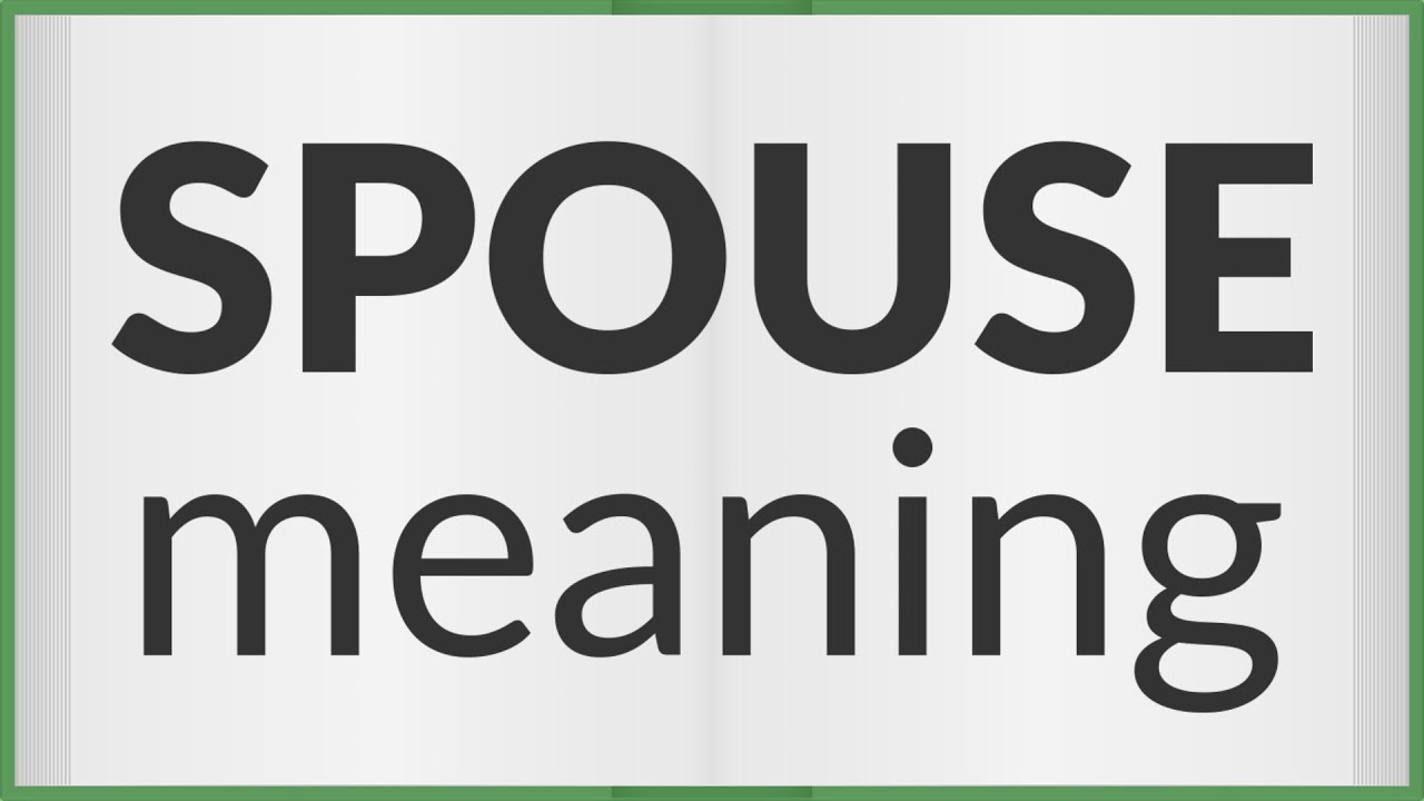 Spouse meaning
